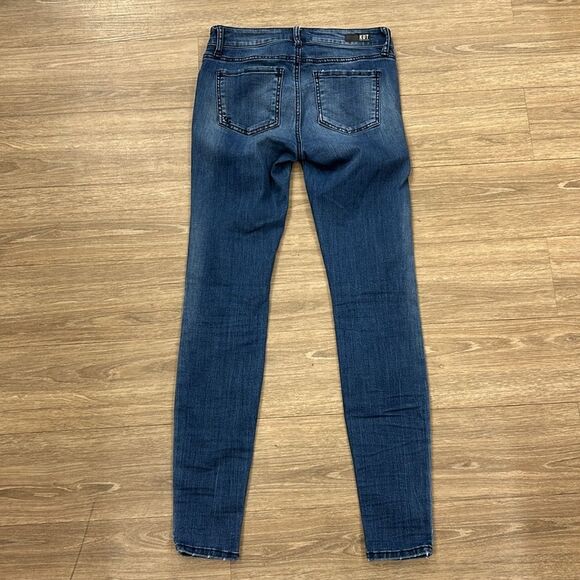 Kut from the Kloth Toothpick Skinny Jeans Distressed - Picture 6 of 7